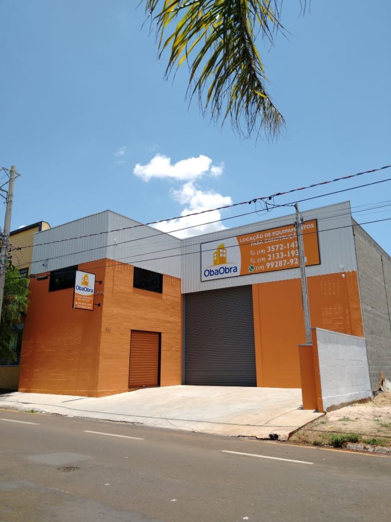 Fachada da loja ObaObra em Leme/SP
